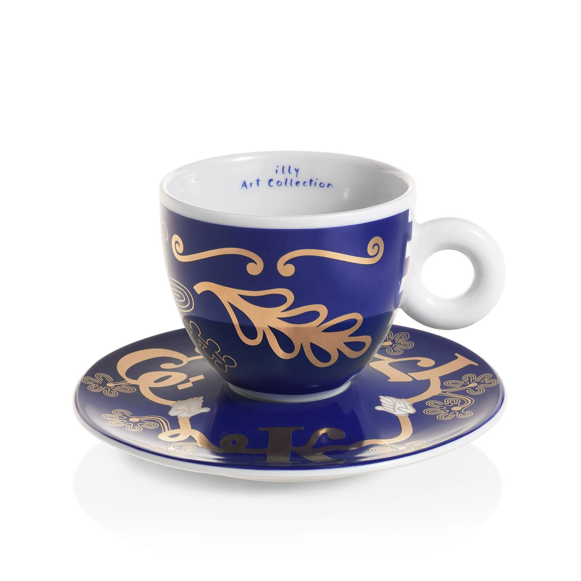 illy Art Collection Biennale 2019 Set of 4 Cappuccino Cups - Image 5