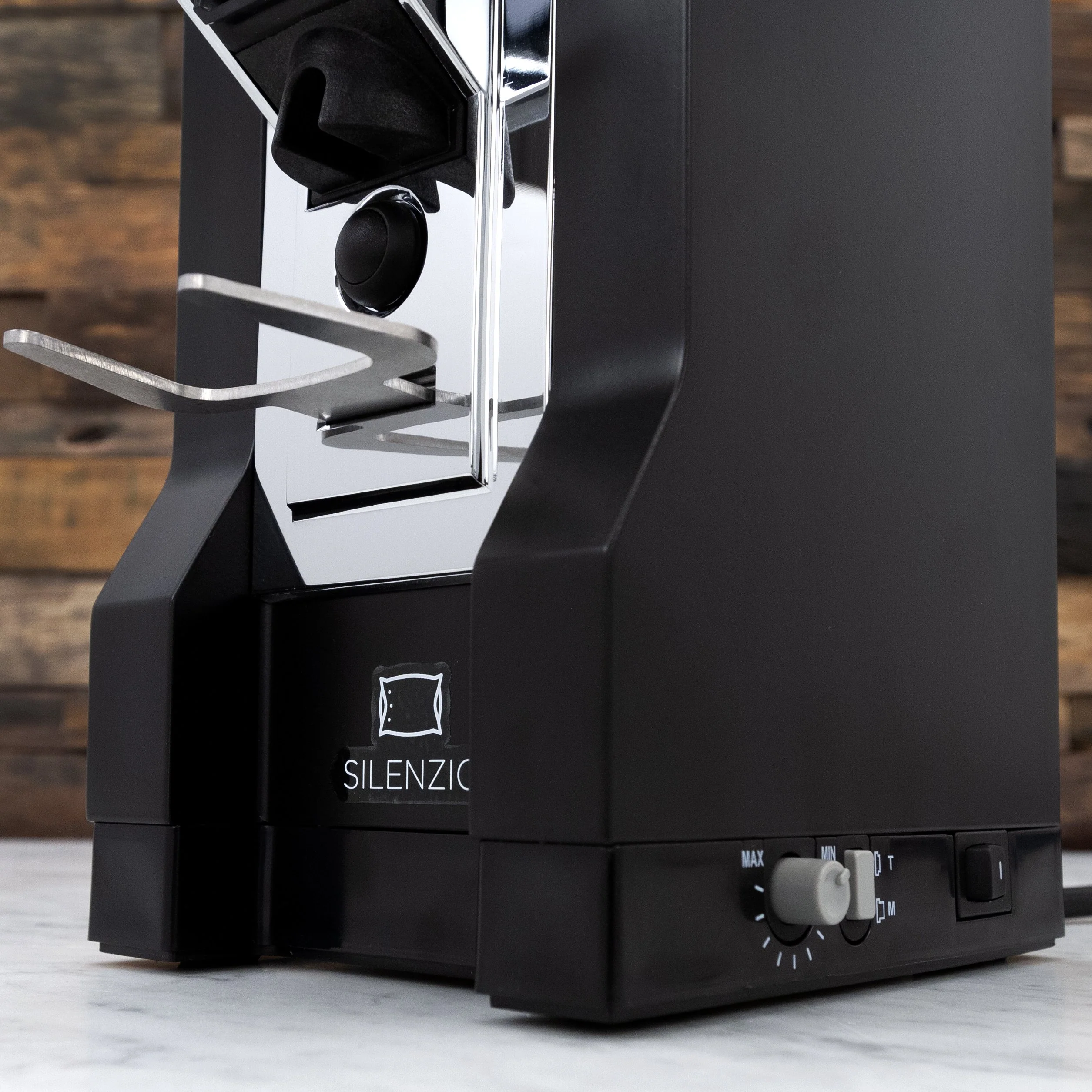 Eureka Mignon Silenzio Espresso Grinder in Matte Black - Image 8