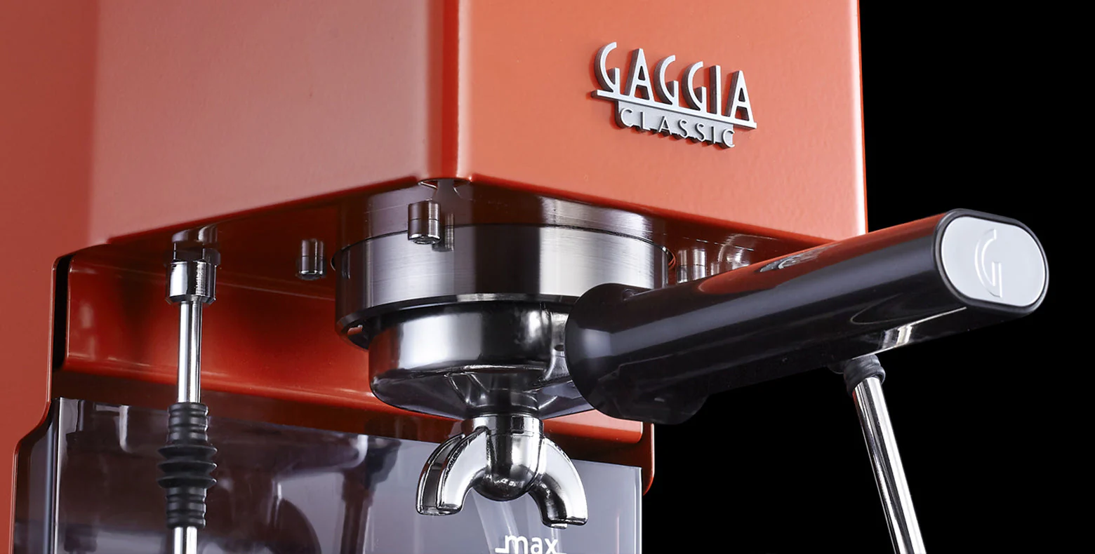 Gaggia Classic Pro Espresso Machine in Lobster Red - Image 4