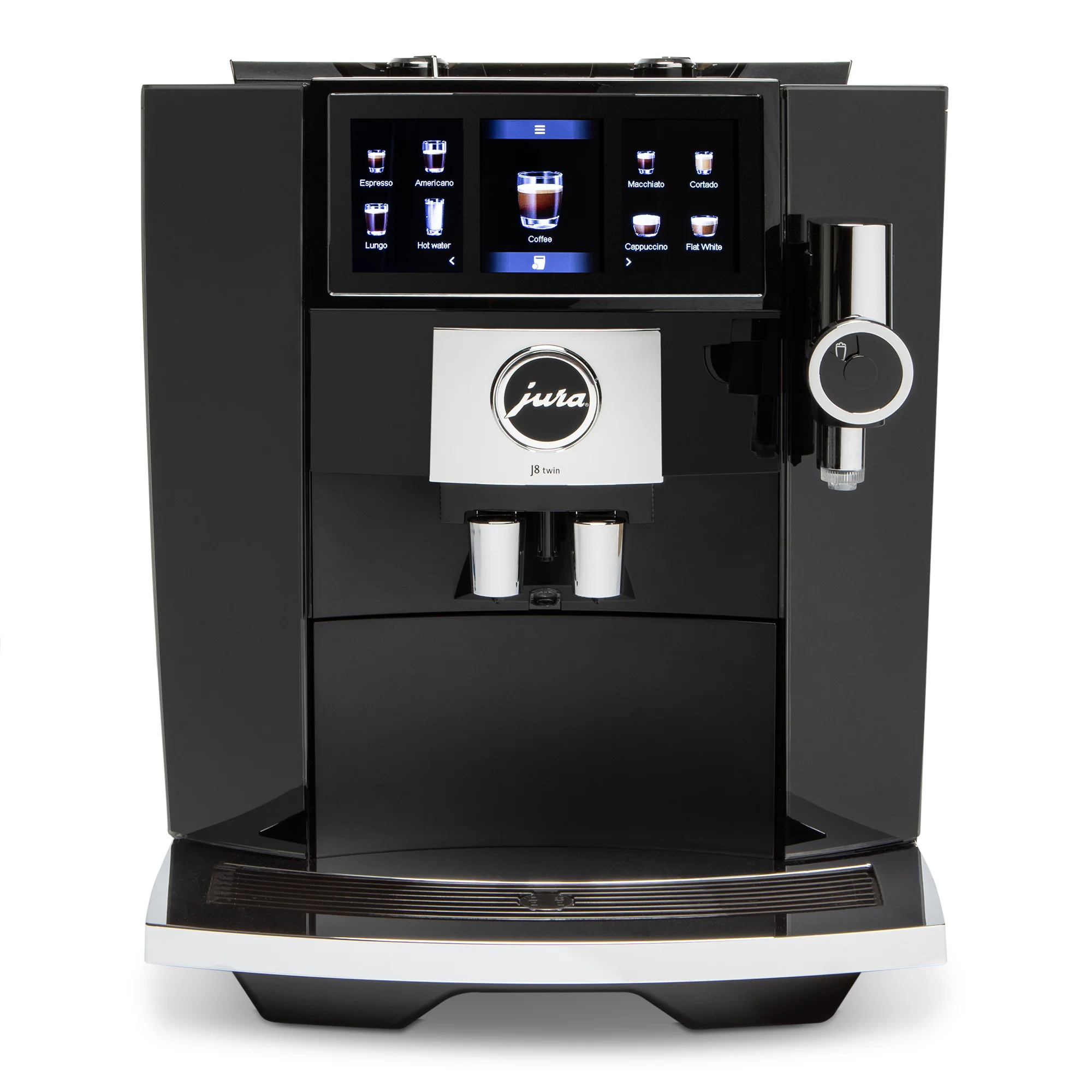 JURA J8 Twin Espresso Machine - Diamond Black - Image 2