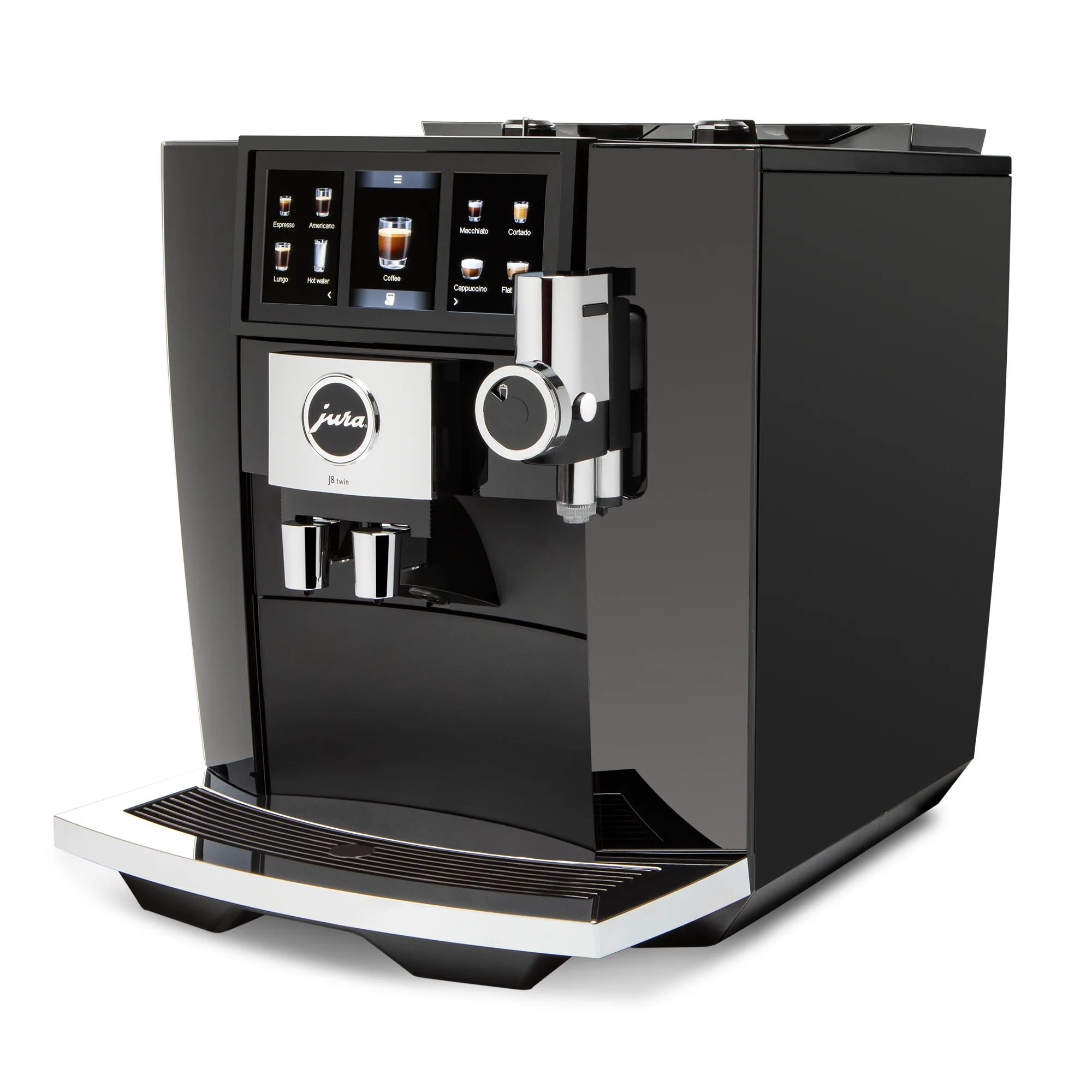 JURA J8 Twin Espresso Machine - Diamond Black - Image 3