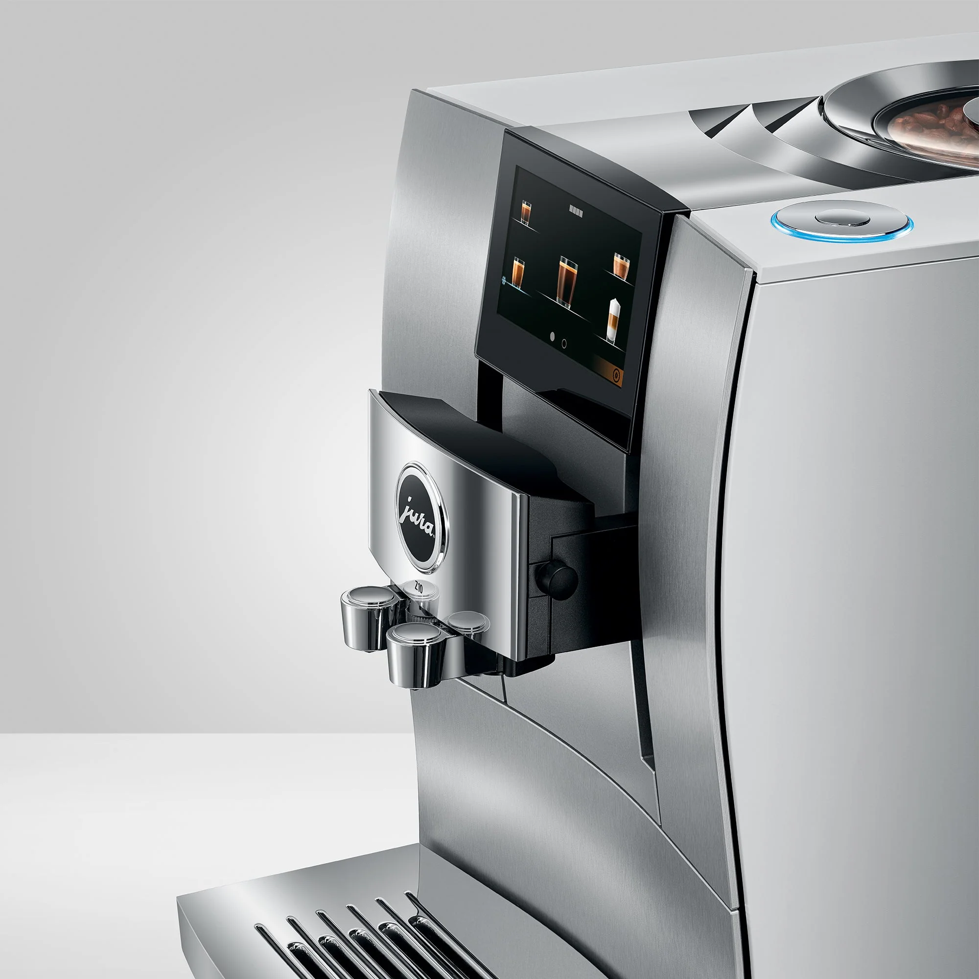 JURA Z10 Super-Automatic Espresso Machine - Aluminum White - Image 7