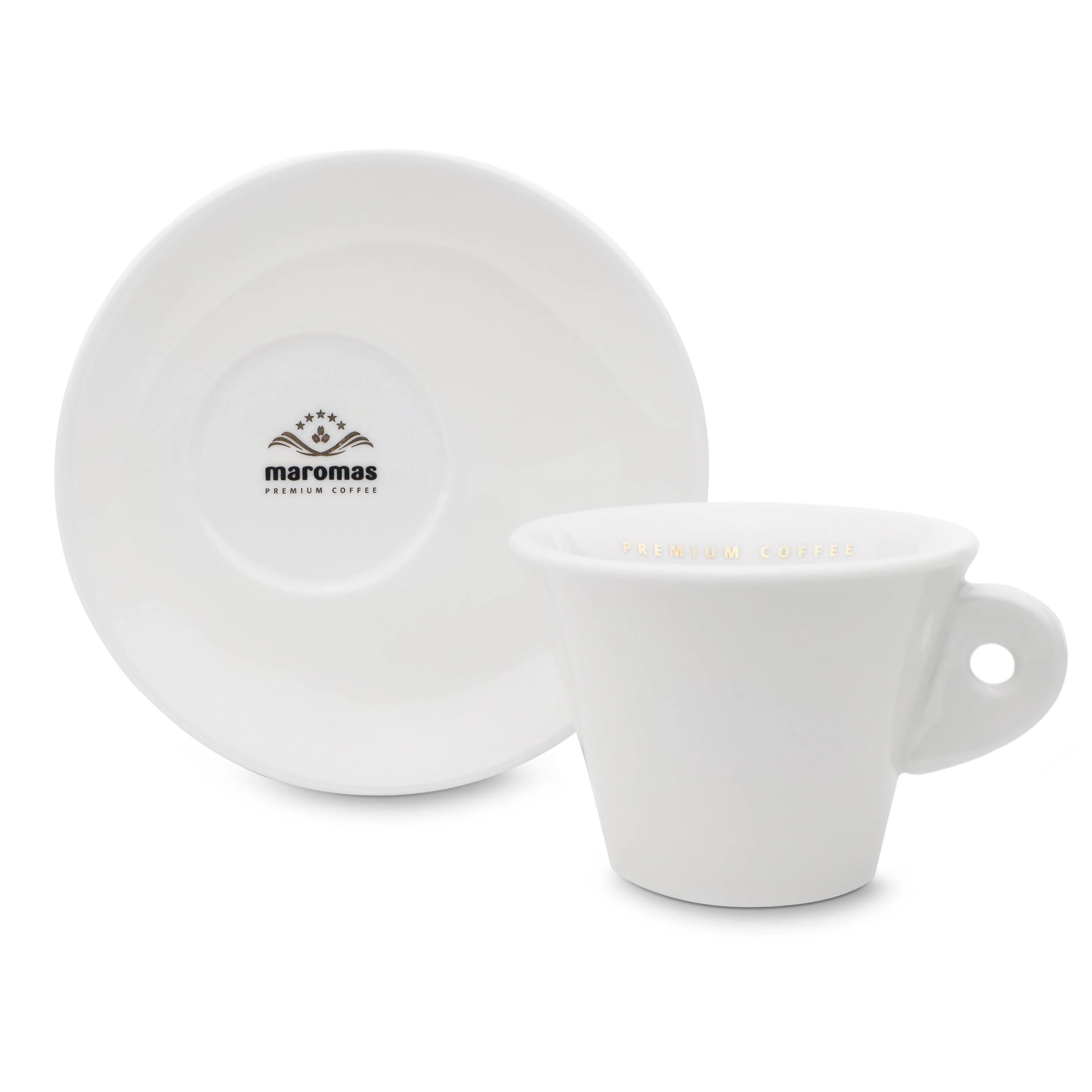 Maromas 6 Piece Cappuccino Cup and Saucer Set - Image 2