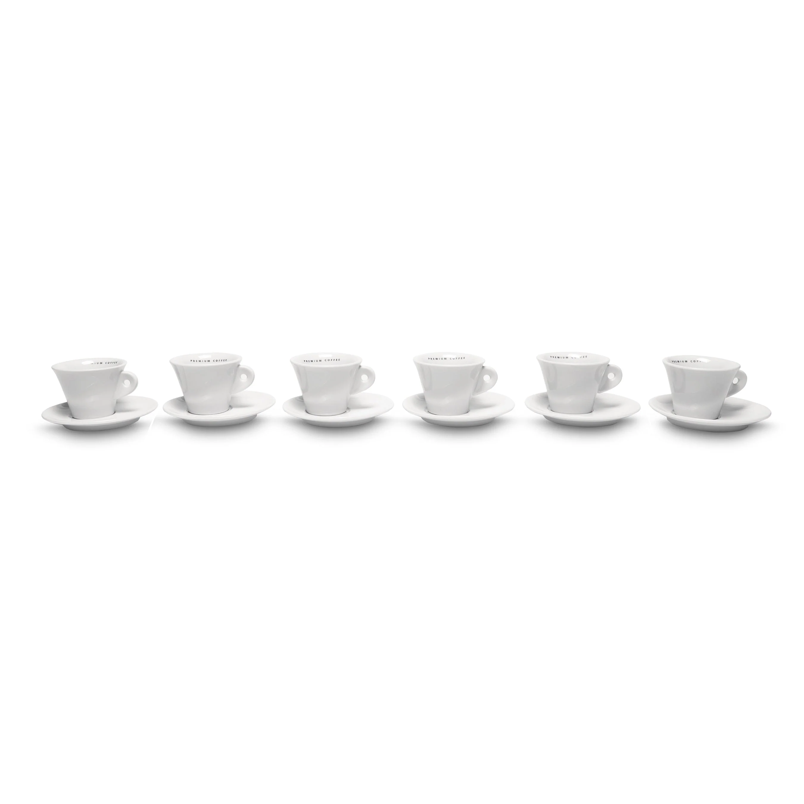Maromas 6 Piece Cappuccino Cup and Saucer Set - Image 4