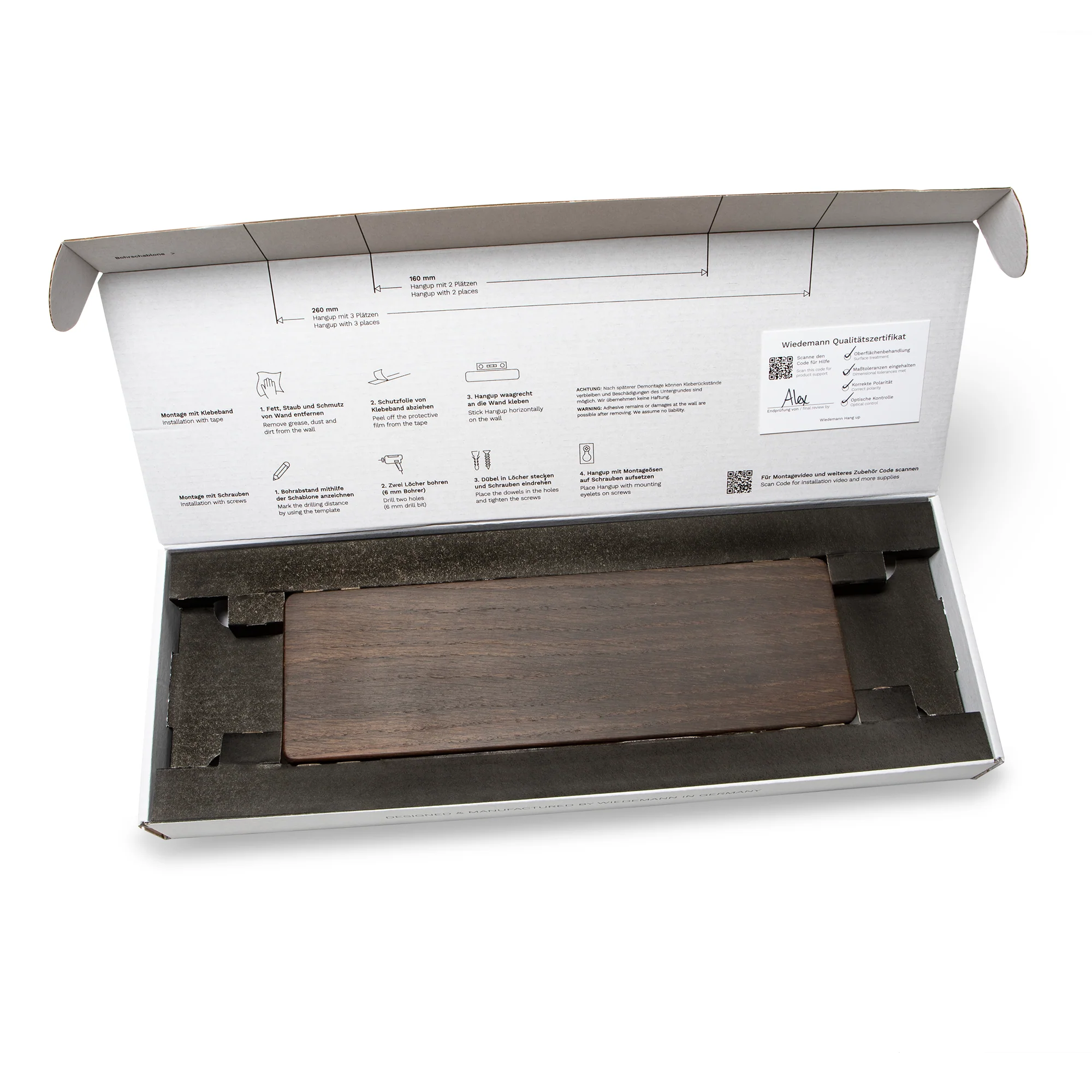 Wiedemann Hangup 3pc Equipment Rack - Blackened Oak - Image 6
