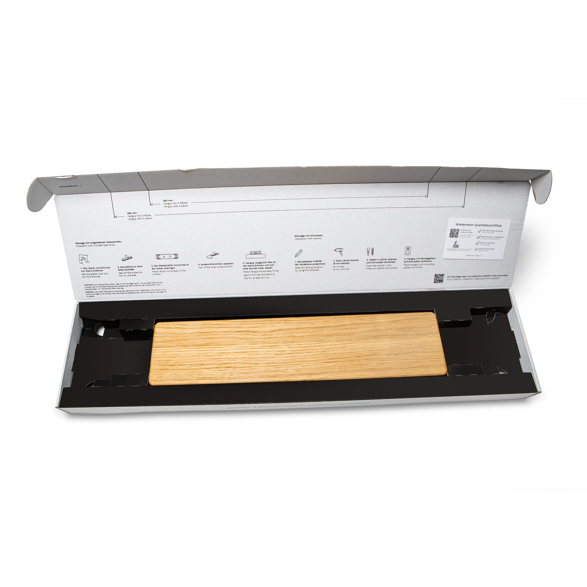 Wiedemann Hangup 4pc Equipment Rack - Oak - Image 6