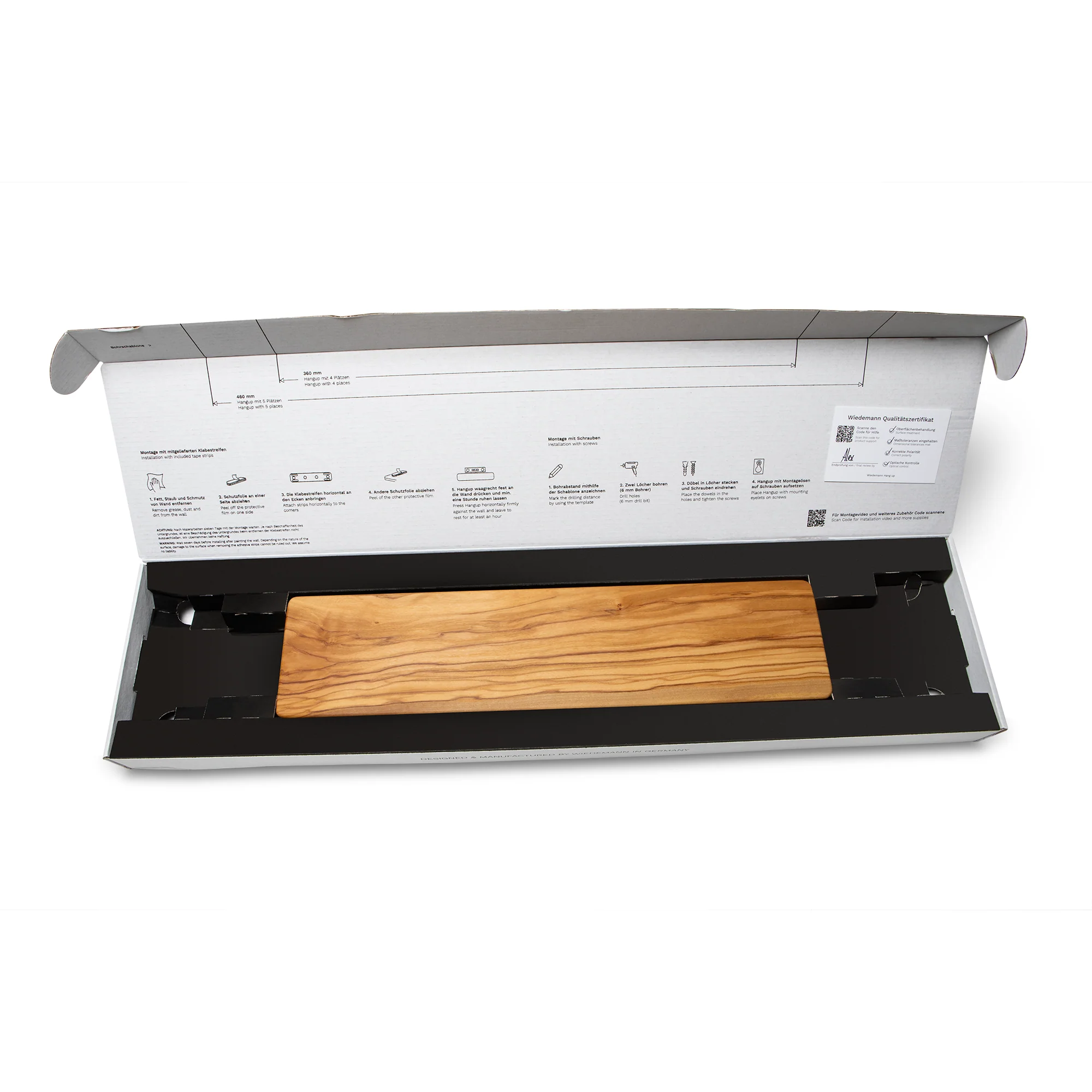 Wiedemann Hangup 4pc Equipment Rack - Olive Wood - Image 6