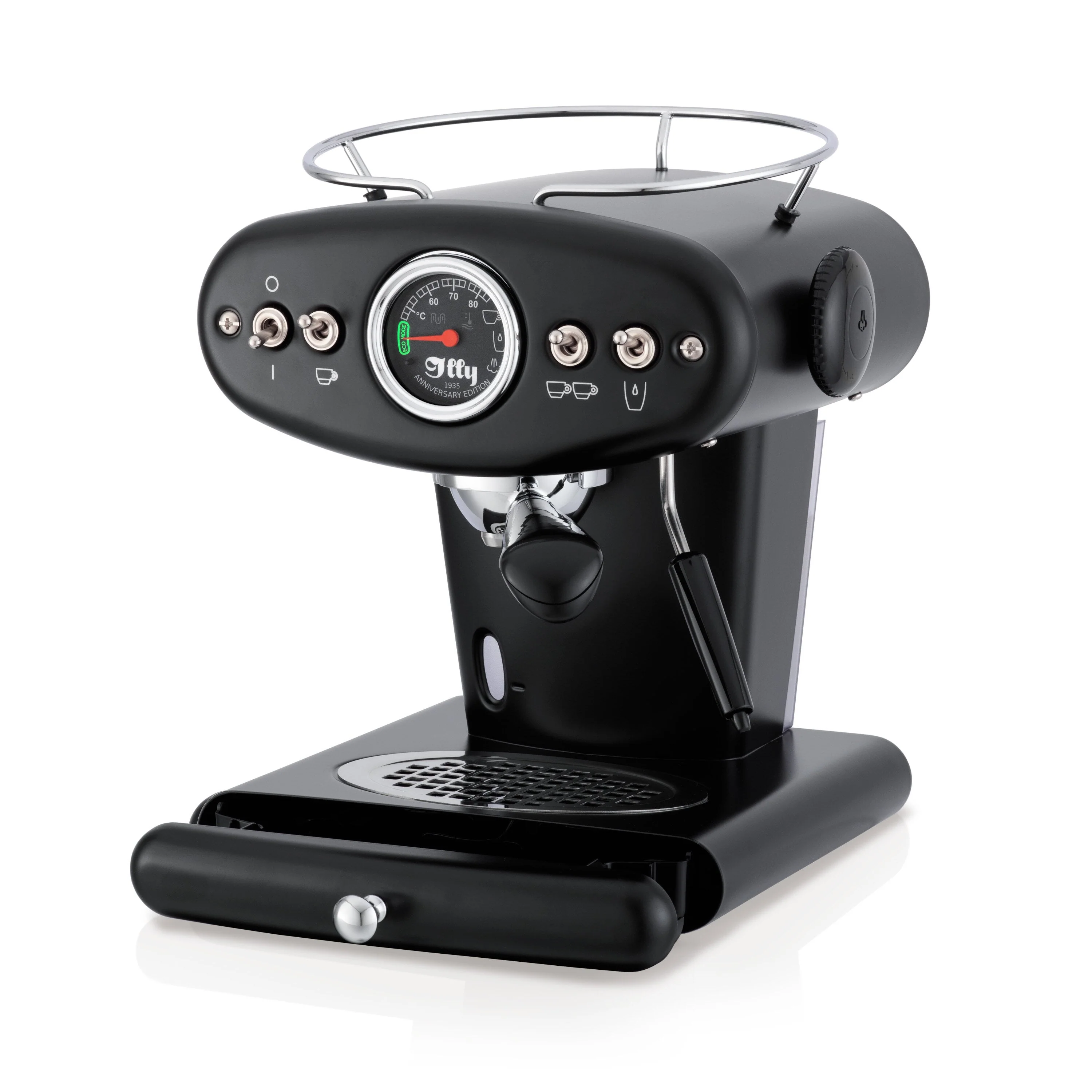 X1 Anniversary E.S.E. Pod & Ground Coffee Machine - Black - Image 5