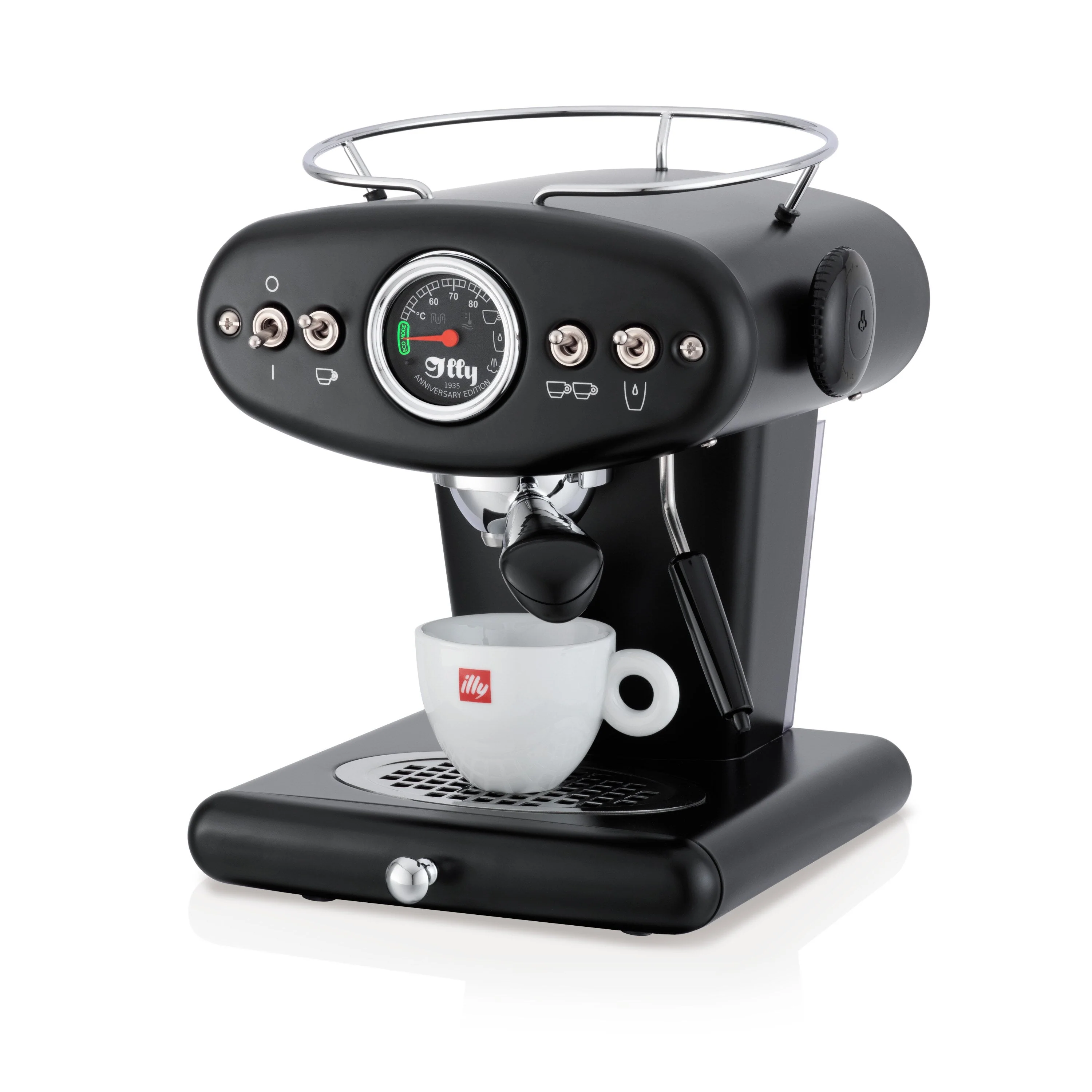 X1 Anniversary E.S.E. Pod & Ground Coffee Machine - Black - Image 6
