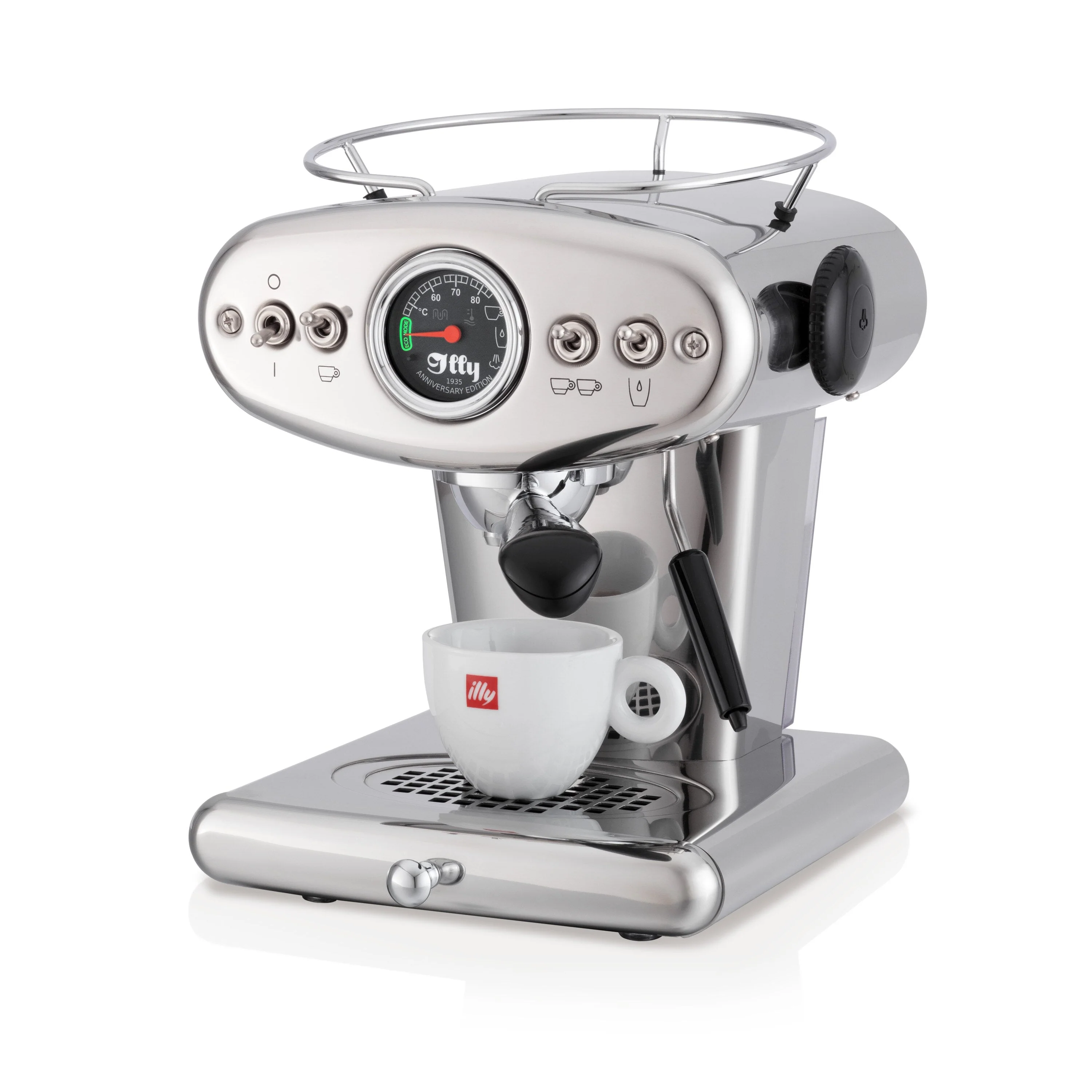 X1 Anniversary E.S.E. Pod & Ground Coffee Machine - Stainless - Image 3