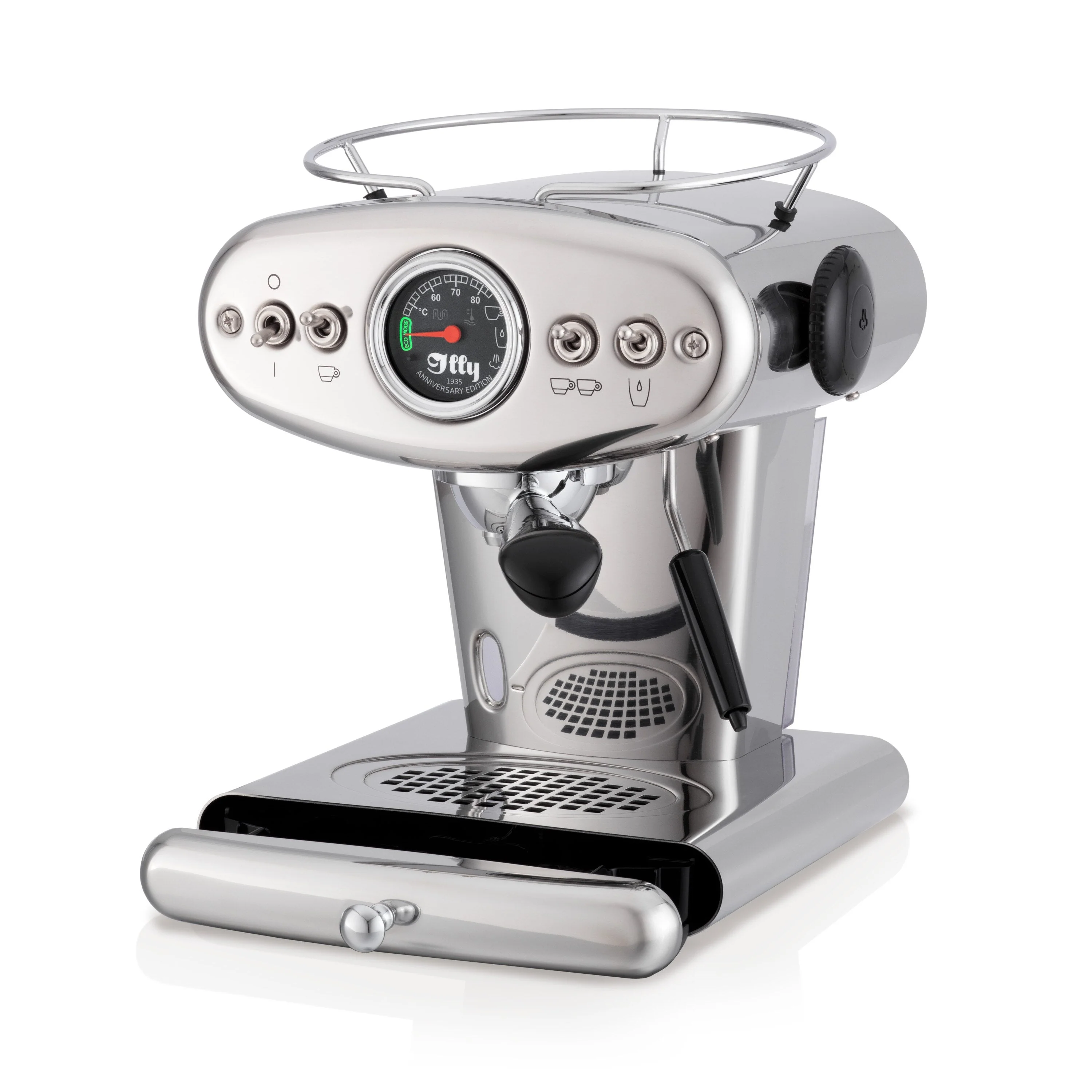 X1 Anniversary E.S.E. Pod & Ground Coffee Machine - Stainless - Image 4